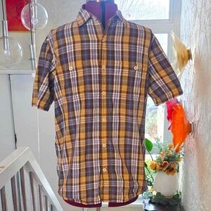 Plaid button down shirt by Cremieux